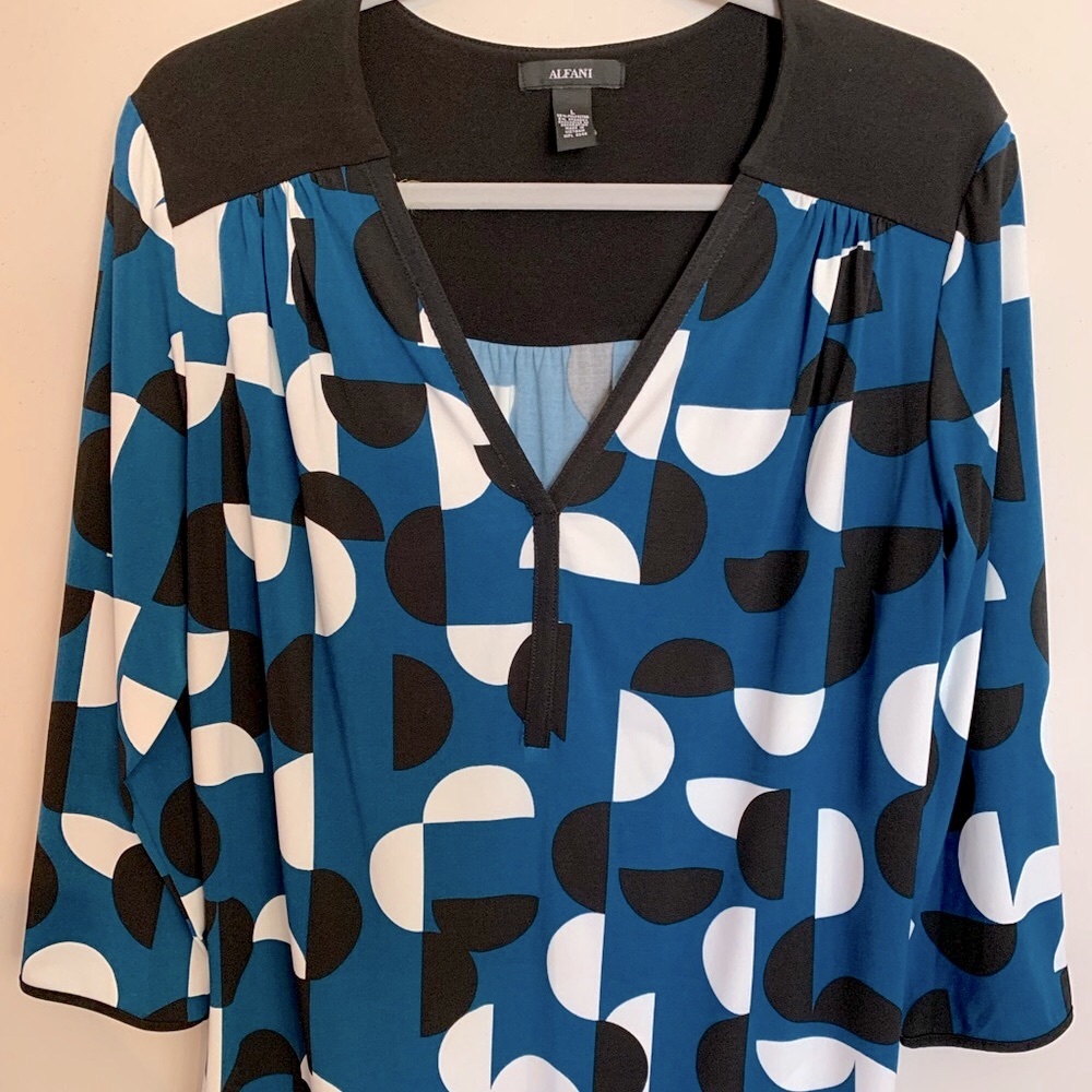 Alfani Geometric Tunic